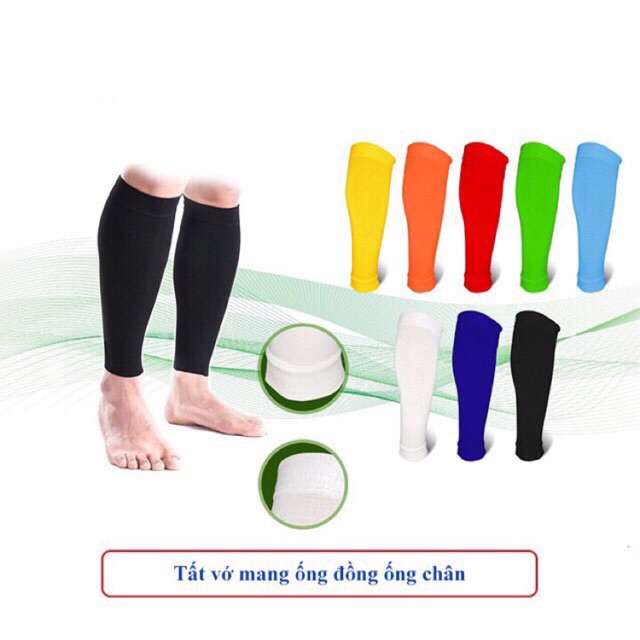 Tất vớ thể thao mang ống đồng ống chân VO12 (1 đôi ) Tất ống chân thể thao bóng đá