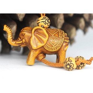 Móc khóa hình voi 3d may mắn