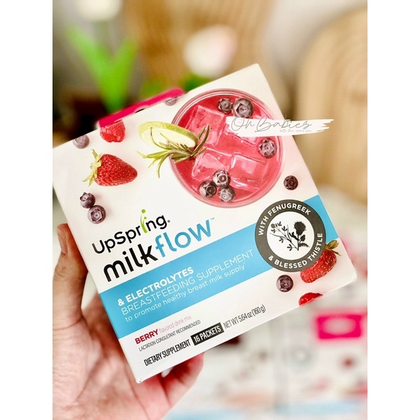 Trà lợi sữa Upsping Milkflow cho mẹ hộp 180gram [OH BABIES]