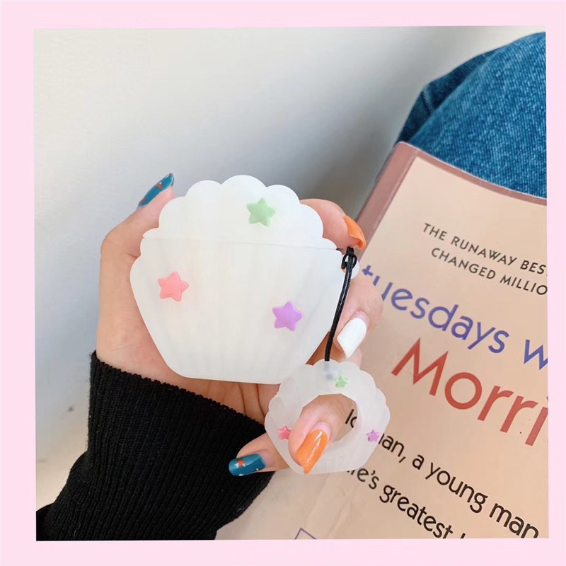 Vỏ Bảo Vệ Hộp Đựng Tai Nghe Airpods 1 / 2 Chống Vỡ Thiết Kế Kiểu Dáng Hoạt Hình 3d Dễ Thương