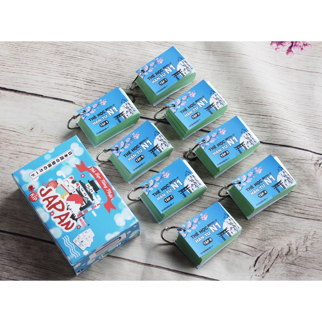 Thẻ Học Hán Tự Tiếng Nhật N1 - Flashcards Kanji Thượng Cấp N1