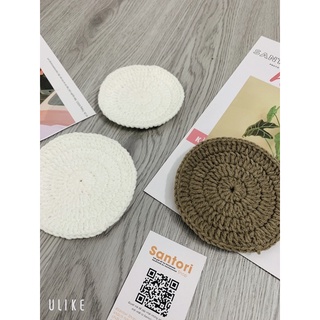 Đế lót ly bằng len