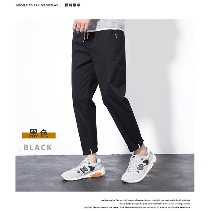 40-100kg Quần Baggy Nam Nữ KAKI Ống Suông Unisex  - Kiểu quần kaki nam nữ thun vải đen và xám bigsize | BigBuy360 - bigbuy360.vn