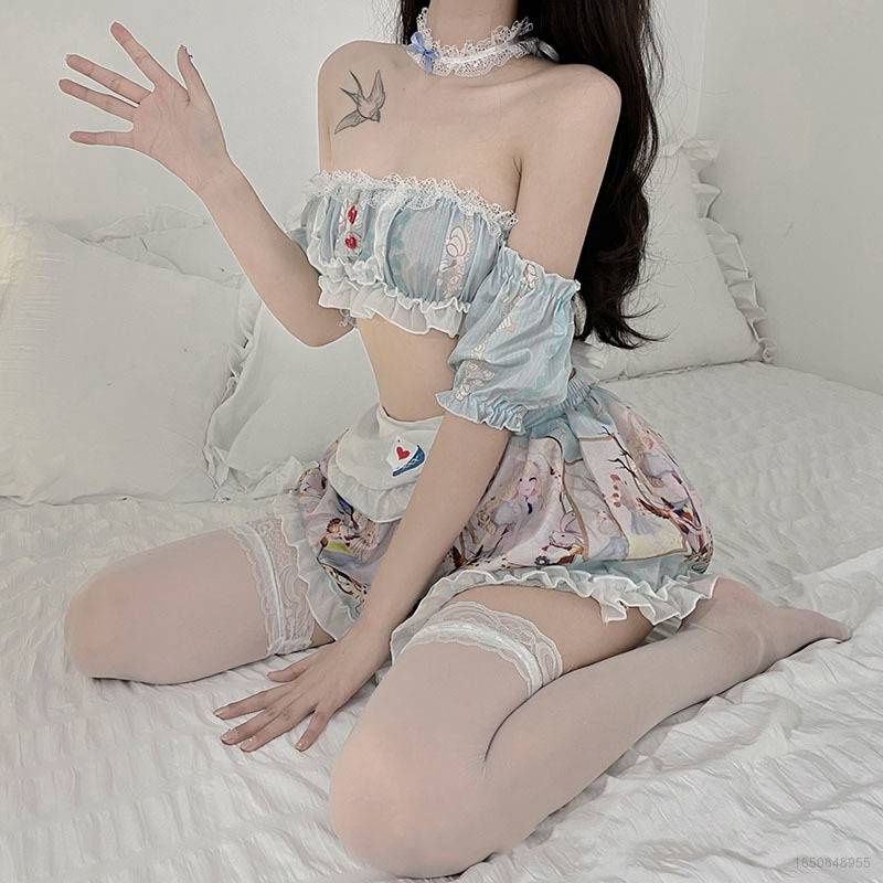 Bộ Đồ Ngủ Hóa Trang Cô Hầu Gái Lolita 2022 Gợi Cảm Cho Nữ