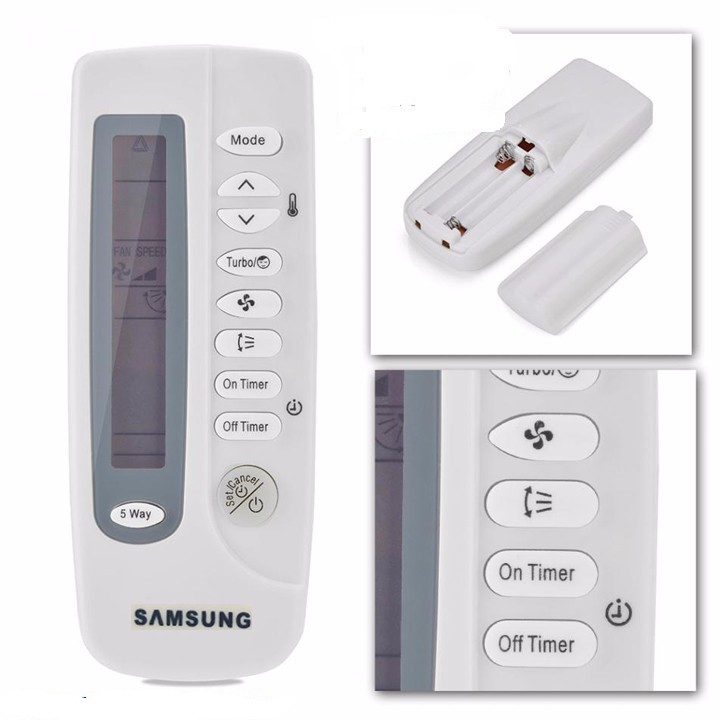 Remote điều khiển điều hòa máy lạnh samsung loại nhỏ ngắn