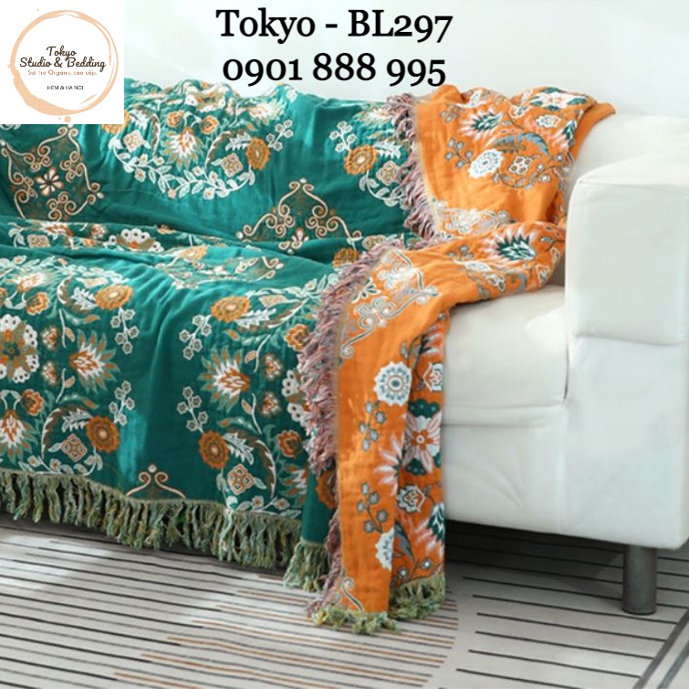 S63_Chăn Xô Organic Cotton Dòng Cao Cấp