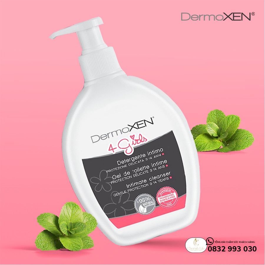 [CHÍNH HÃNG] DUNG DỊCH VỆ SINH BÉ GÁI DERMOXEN 4 GIRL TỪ NƯỚC Ý