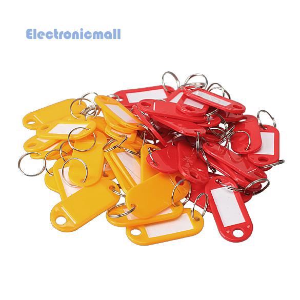 Set 100 Móc Khóa Nhựa Ghi Thông Tin Cá Nhân