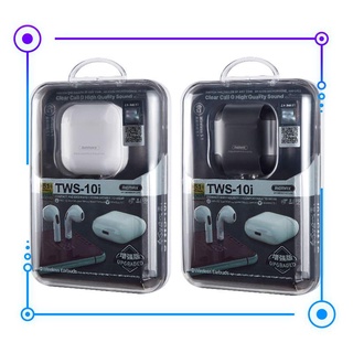 Tai nghe bluetooth không dây True Wireless Remax TWS 10- Tai Nghe Nhét Tai Kiểu Dáng Earbuds Âm Thanh Hifi Cực Hay