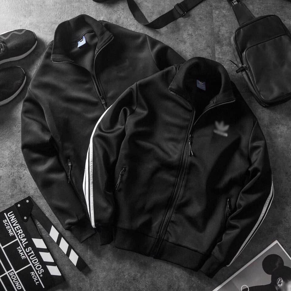 Bộ thể thao nam 2 màu sọc đen trắng