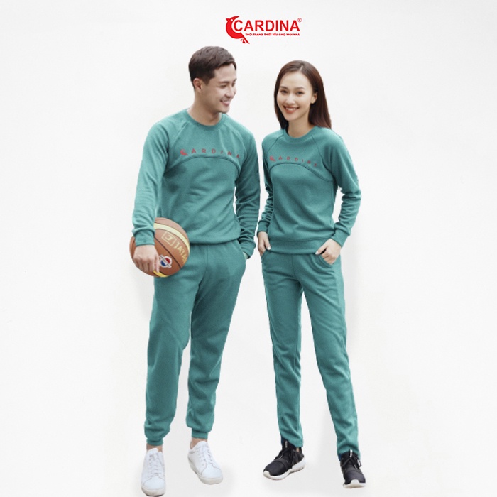 Bộ Nỉ Nam Nữ 𝐂𝐀𝐑𝐃𝐈𝐍𝐀 Chất Nỉ 4 Màu Cao Cấp Dáng Thể Thao Khỏe Khoắn, Năng Động.