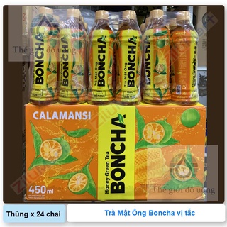 Trà mật ong Boncha vị tắc loại 450ml