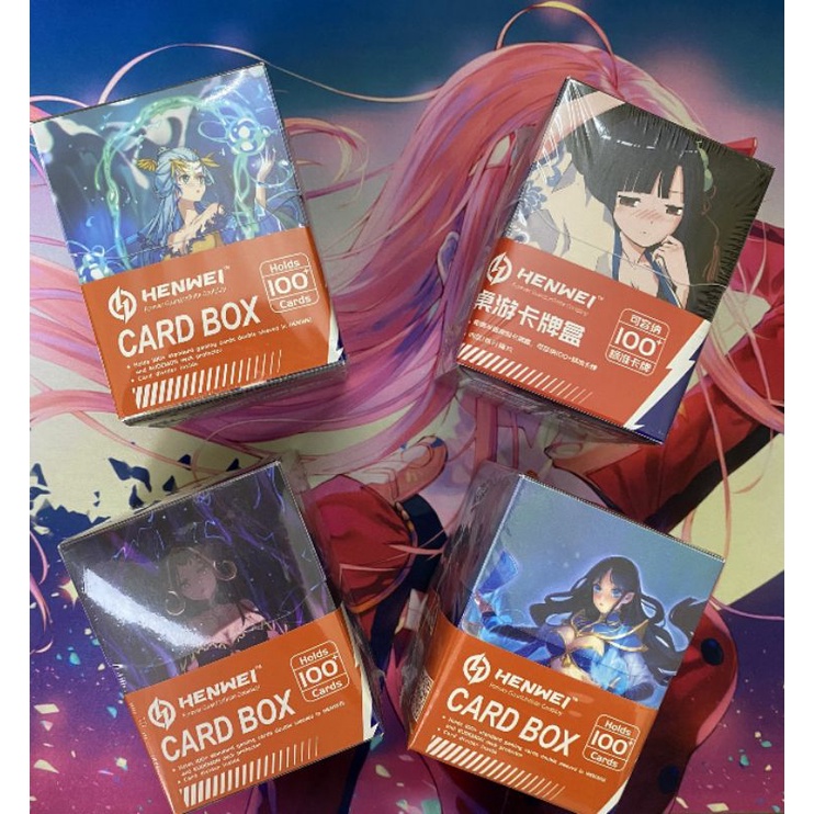 Hộp đựng thẻ chính hãng nhiều hình dành cho thẻ Yugioh, Pokemon, Vanguard.