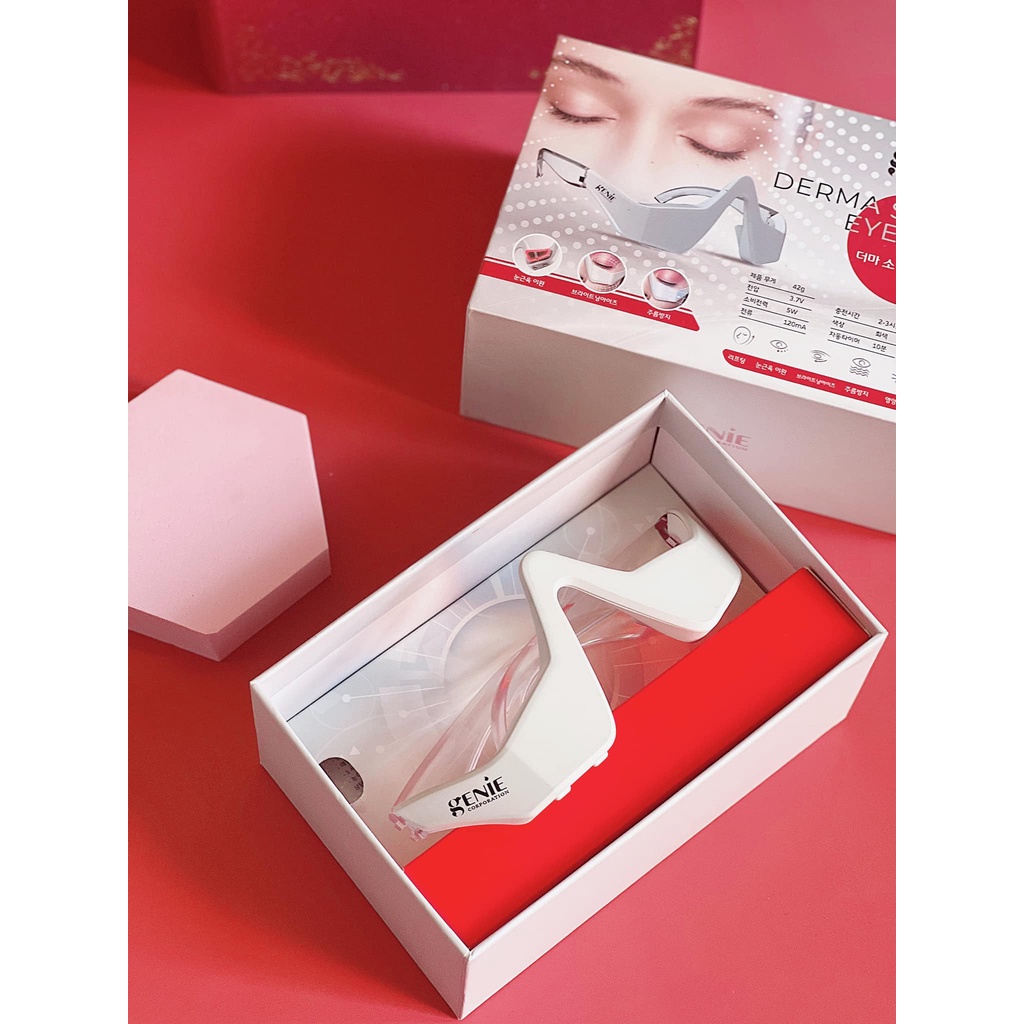 Máy Massage Mắt Genie Derma Sonic Eyes 360 Giảm Bọng Mắt Quầng Thâm