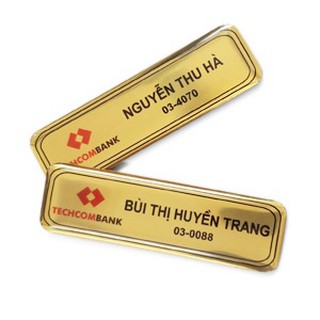 Bảng tên nhân viên, Thẻ tên nhân viên có gắn nam châm đẹp