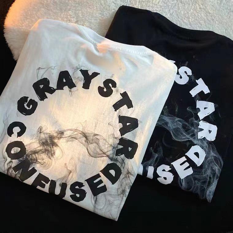 Áo Thun Tay Ngắn In Chữ Thời Trang Dành Cho Nam Và Nữ