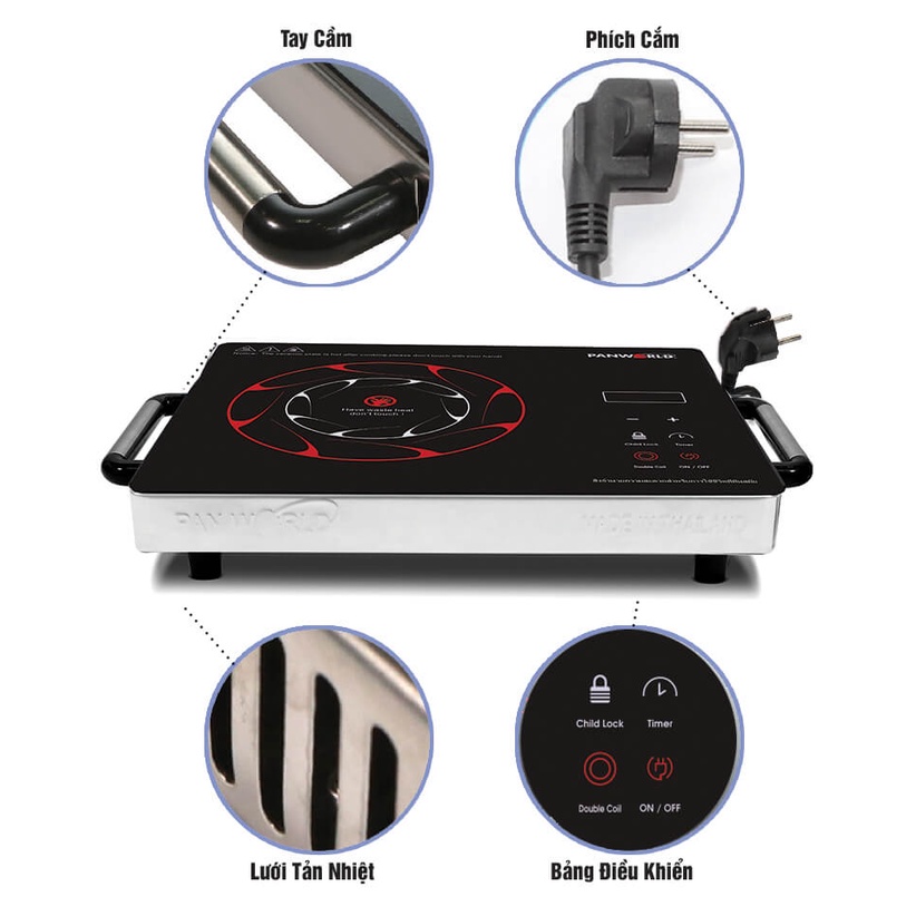 Bếp hồng ngoại PANWORLD PW-636