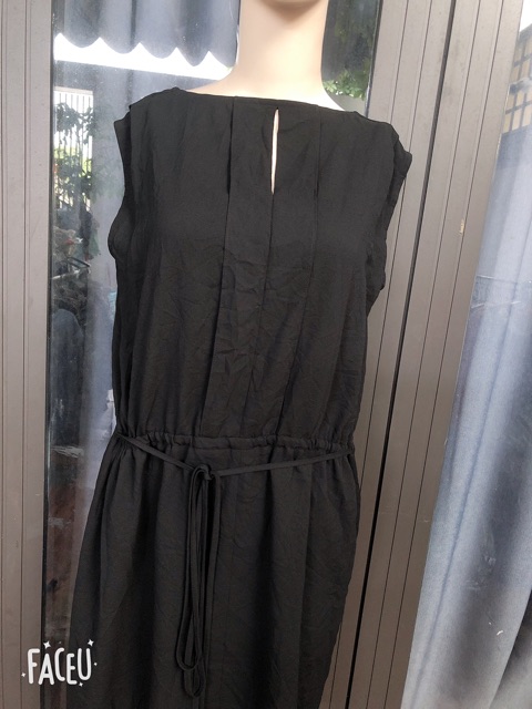 Đầm voan màu đen dáng suông combo 4
