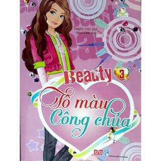 Sách - beauty - tô màu công chúa
