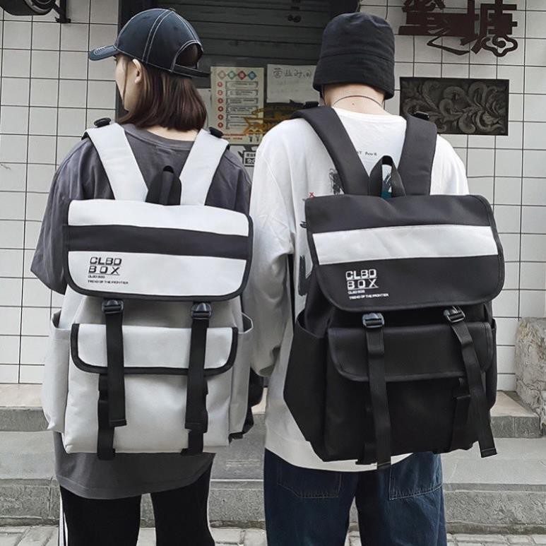 L65 Balo thời trang unisex phong cách Hàn Quốc, đựng lap 15.6 inch, tặng kèm 3 stickers