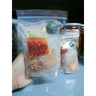 bánh tráng phơi sương ( sate, muối nhuyễn, hành phi, tắc)