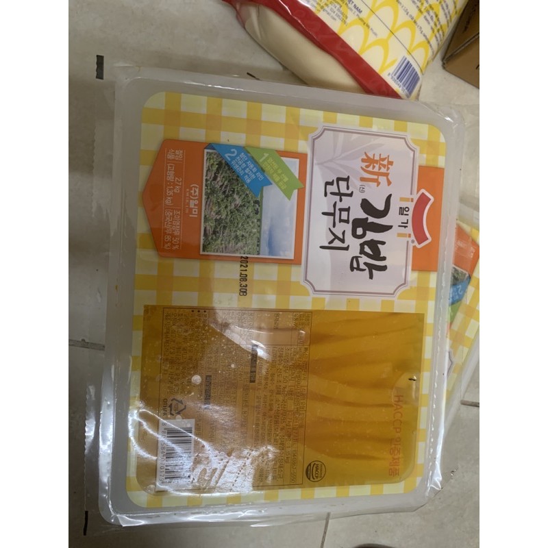 Củ cải muối làm kimbab 2,7 kg