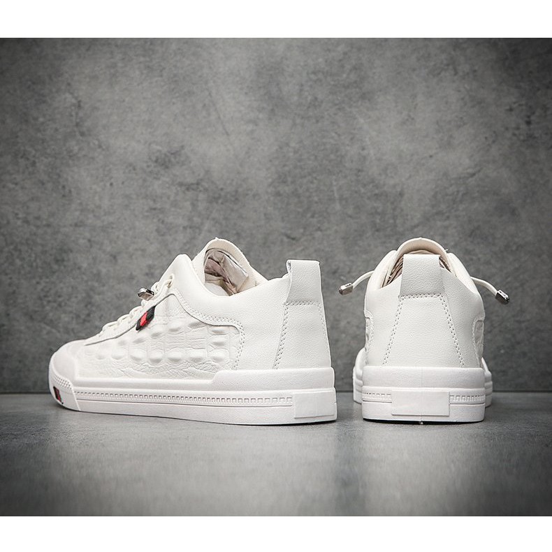 Giày Sneaker Thể Thao Nam Họa Tiết Da Cá Sấu Mẫu Mới 2023 GT01
