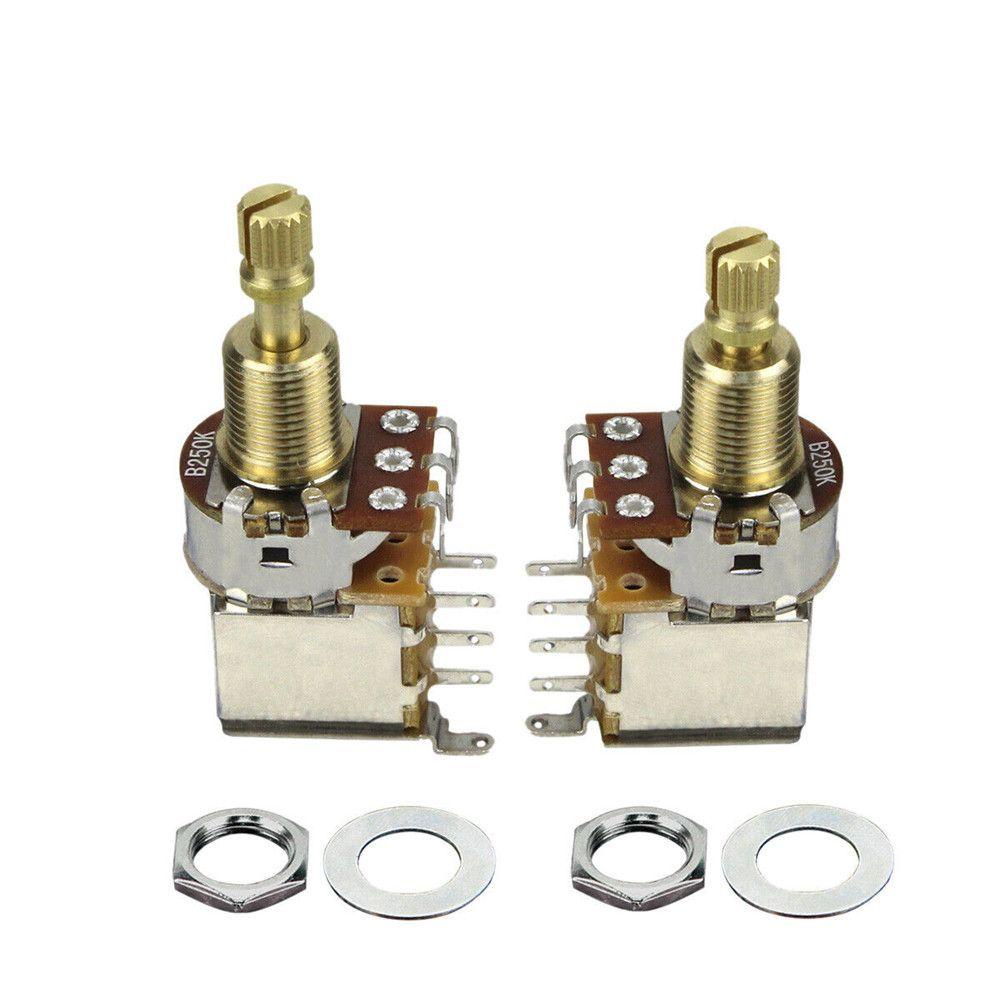 Chiết Áp Đàn Guitar Bằng Đồng Với Trục Kéo Dài Tiện Dụng
