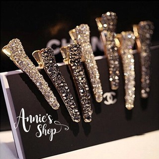 CH54 Kẹp tóc mái đính đá Zircon nhân tạo