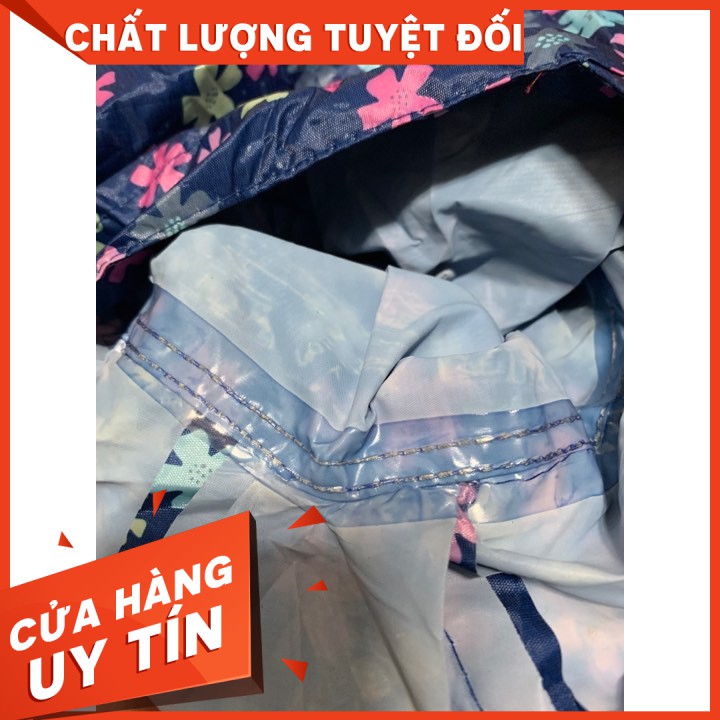 (Sỉ IB)Đi mưa-Áo mưa Hoa bít không xẻ tà vải dù tiện lợi-Hàng cao cấpNội địa trung