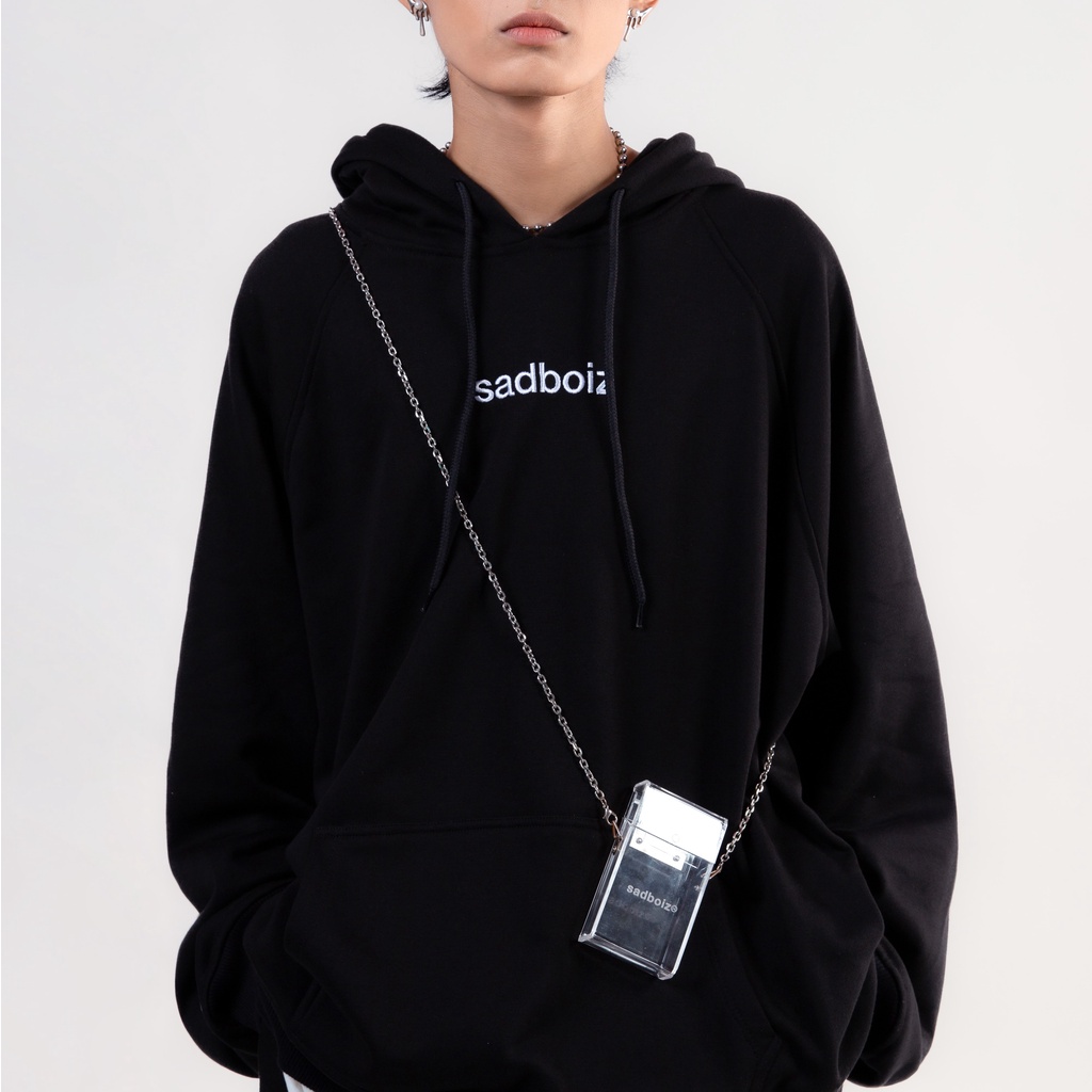 Áo hoodie SADBOIZ Signature Black