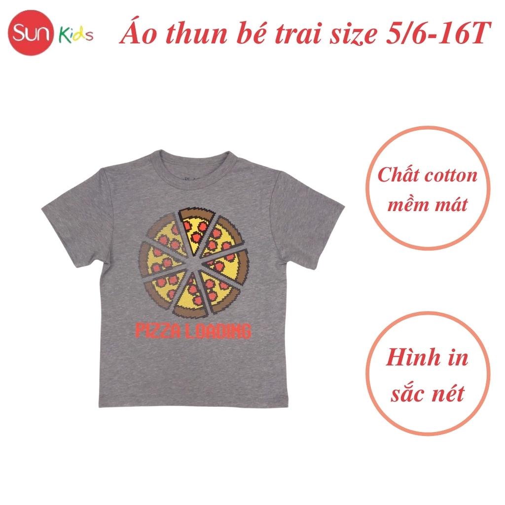 Áo thun bé trai xuất xịn, áo phông cho bé trai, chất cotton, size 4-16 tuổi,  - SUNKIDS1