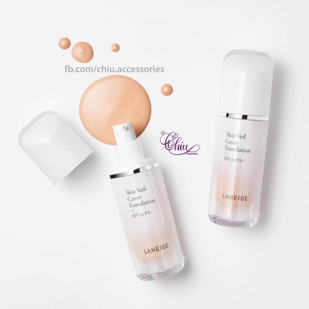 Kem Nền Che Phủ Cao Laneige Skin Veil Cover Foundation SPF25 Pa++ 30ml