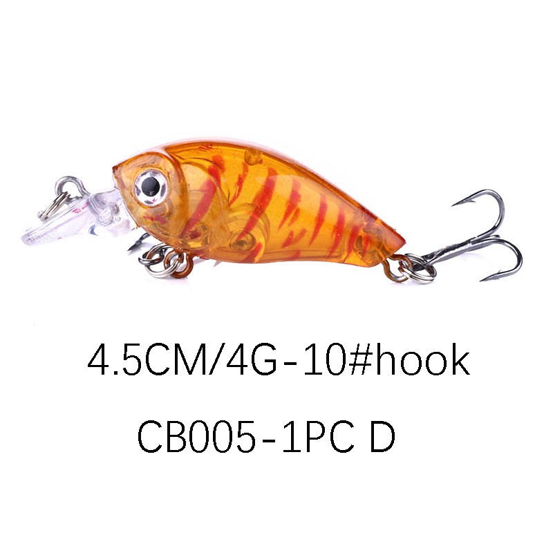 Mồi câu cá_ Mồi Câu Lure chukky nhân tạo 3d sống động 4.5cm 4g_LURE _20