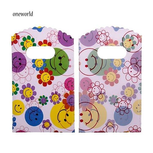 Set 50 Túi Đựng Trang Sức In Hình Hoạt Hình Dễ Thương