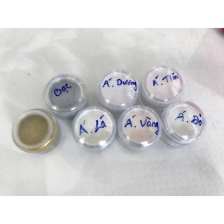 Bột vàng bạc và bột tráng gương pha resin
