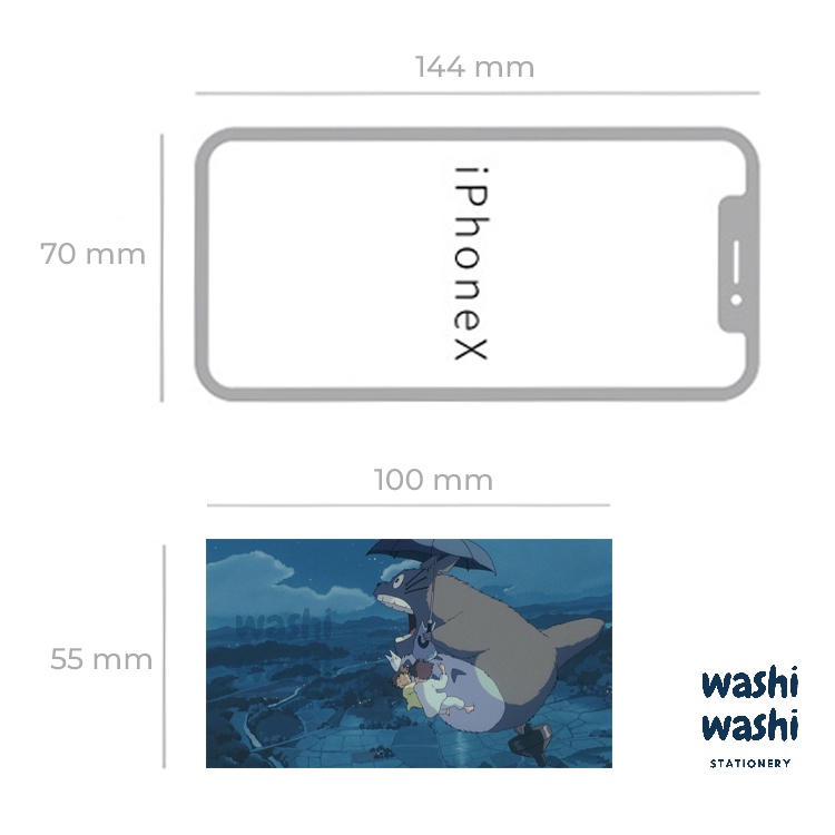 Bộ 20 Sticker Phim Ghibli Anime Size Lớn Hoạt Hình Nổi Tiếng Cá Tính Trang Trí Sổ Bullet Journal Lofi Sáng Tạo