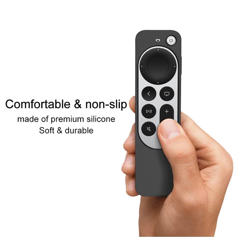 Vỏ Bọc Điều Khiển Từ Xa Bằng Silicon Mềm Chống Trượt Chống Sốc Cho Apple Tv 4k Siri
