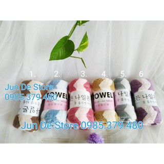 Khăn mặt lông cừu sóng to 30x50cm ♥ ️Màu sắc đẹp ♥ ️ Thấm hút tốt