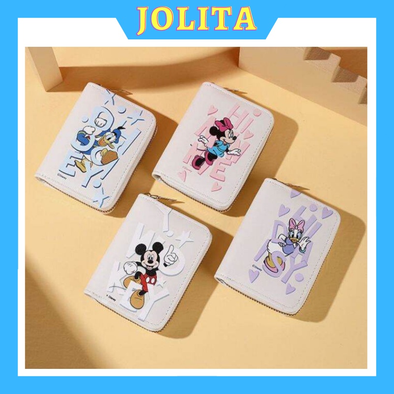 Ví nữ ngắn mini nhỏ gọn bỏ túi cute nhiều ngăn thời trang Hàn Quốc dễ thương cao cấp đẹp giá rẻ JOLITA VN46