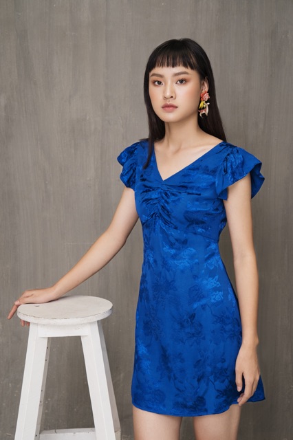 Đầm xanh Thebluetshirt size S, newtag