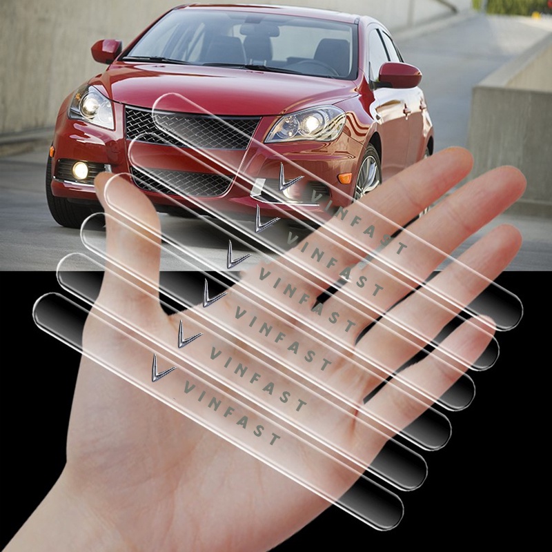 GTIOATO Bộ Bảo Vệ Tay Nắm Cửa ô Tô Trong Suốt Bộ Bảo Vệ Bát Cửa Gương Hậu Xe HơI MiếNg DáN ChốNg XưỚC Phụ KiệN Ô Tô Cho VinFast Lux A Fadil President SA VF E34