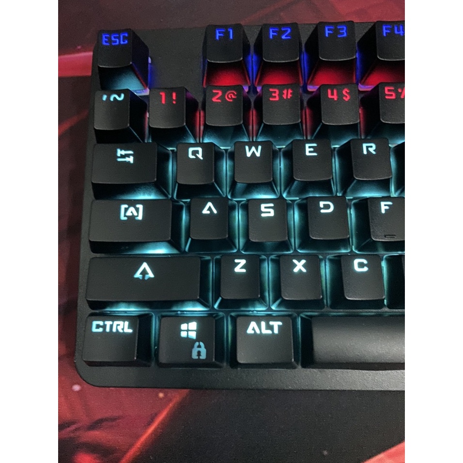 Bàn Phím Cơ Máy Tính Màu Hồng FD IK619 HJK 900 Chơi Game Dùng Văn Phòng cực mượt APELE