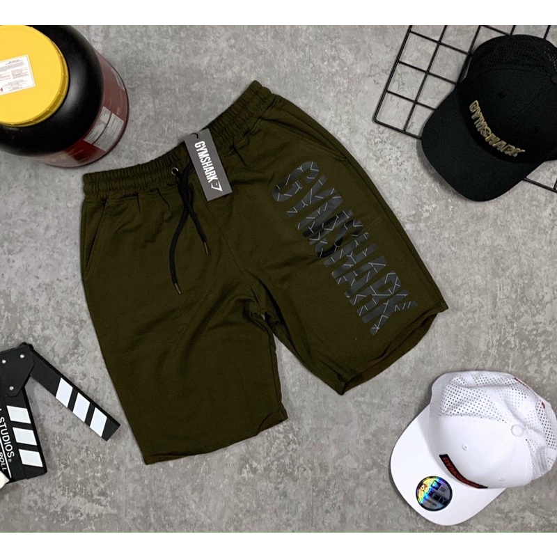 [ SIÊU SALE ] quần short gym nam GYMSHARK nỉ da cá cao cấp.