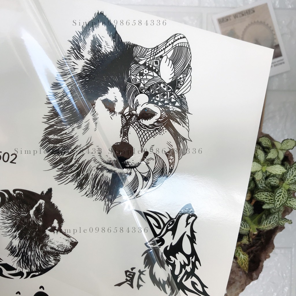 Hình xăm giả lâu phai Tatoo J