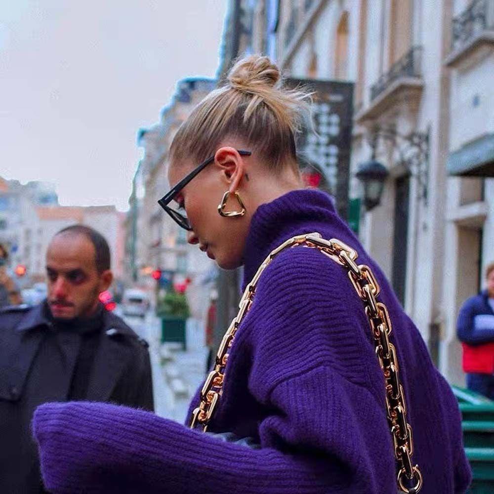 Bông Tai Dạng Vòng Tròn Màu Bạc Đơn Giản Thời Trang MXMUSTY|Bông Tai Hình Tam Giác / Vuông Màu Sắc Độc Đáo Phong Cách Hàn Quốc