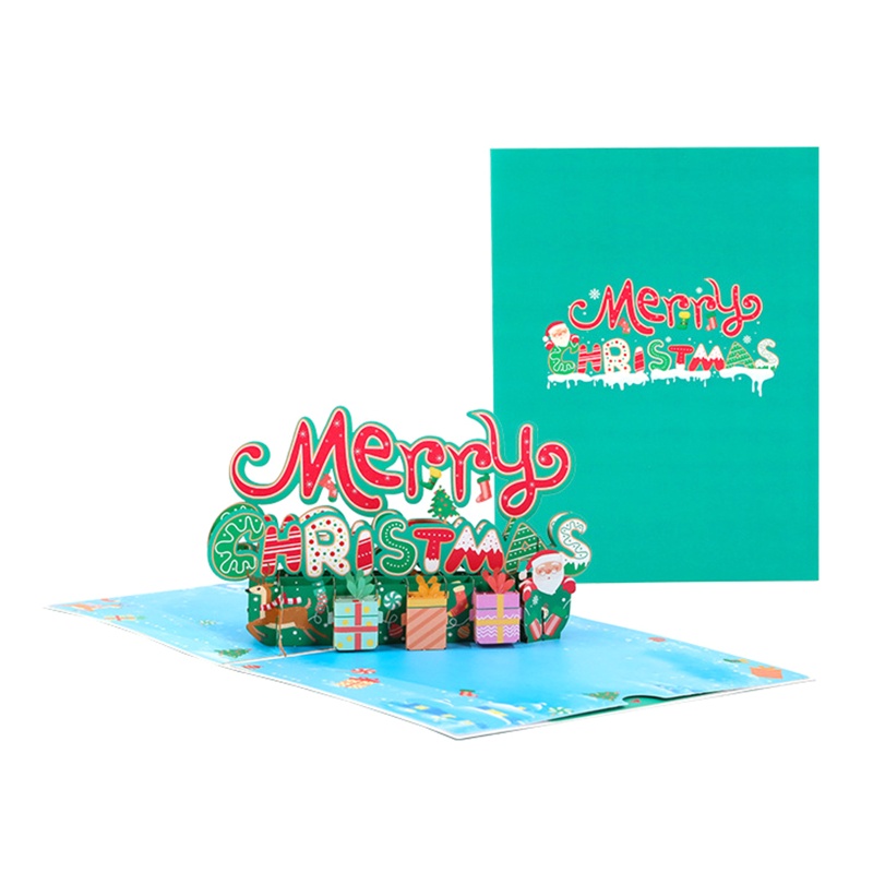 QQ Thiệp Chúc Mừng Giáng Sinh 3D Cho Năm Mới