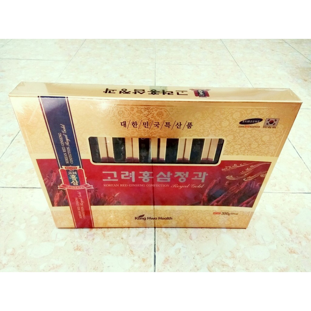 Hồng Sâm Củ Tẩm Mật Ong Kanghwa Cao Cấp Hàn Quốc, Hộp 8 củ