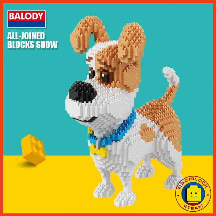 Đồ chơi lắp ráp mô hình 3D, nhân vật hoạt hình Đẳng cấp thú cưng nanoblock BALODY16013