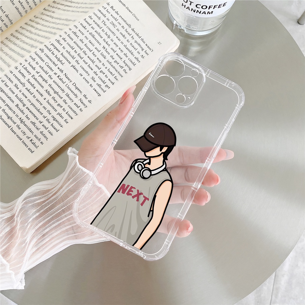 Ốp lưng iphone chống sốc ốp đôi Earphone cho iphone 11 13 pro max 12 14 pro max plus mini x r s max 6 s 7 8 plus